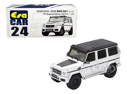 Camioneta Mercedes Amg G63 1/64 - A Pedido_exkarg Blanco
