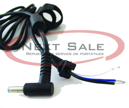 Ficha Plug In Macho Cable Cargador Hp Punta Azul Zona Norte