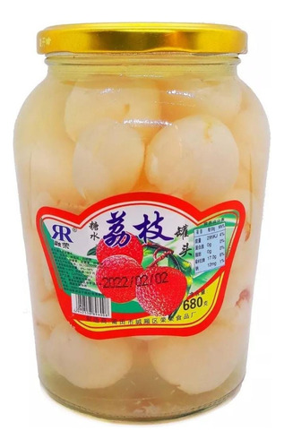 Lychees En Almíbar 680 Grs - Origen Oriental.