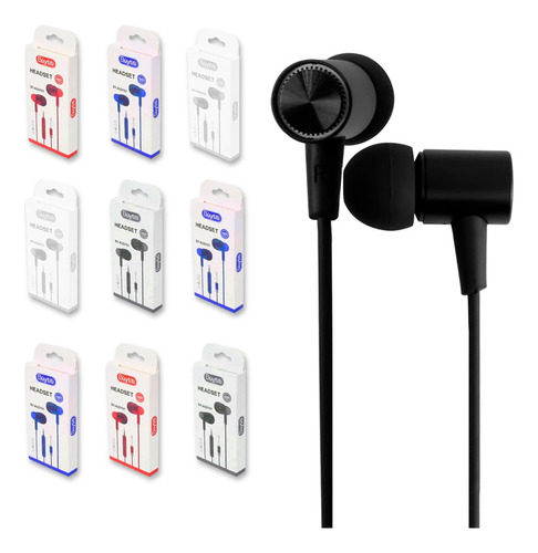 10 Audífonos Stereo Earphone 3.5 Mm Buena Calidad Mayoreo