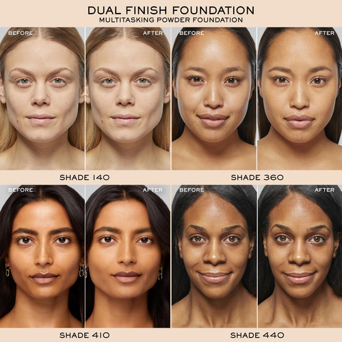 Base De Maquillaje En Polvo Lancôme Dual Finish 310 Bisque I