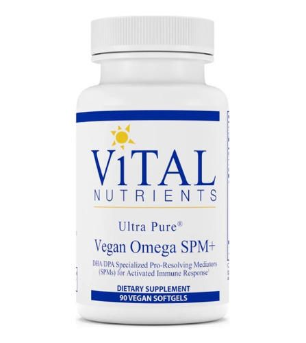 Vital Nutrients | Ultra Pure Vegan Omega Spm+ | 90 Softgels