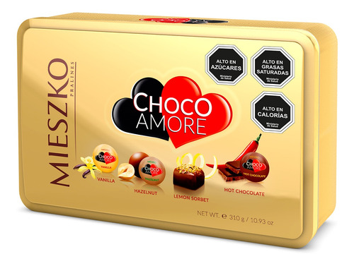 Lata Chocolate Bombones Choco Amore 310g