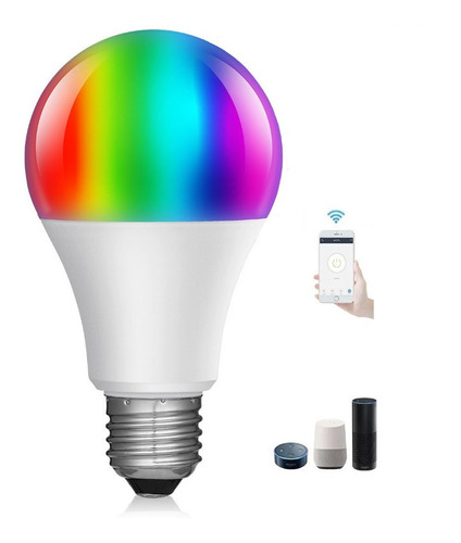 3 Lámpara Led Wifi 11w Cambia Colores Smartlife Alexa Google