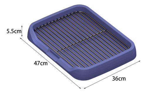Inodoro Para Perros, Entrenador Para Orinal, Soporte Azul