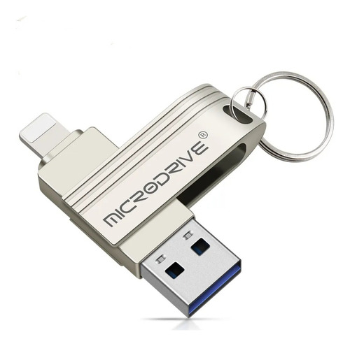 Pendrive Micro Drive 64 Gb Usb 3.0 Otg 2 En 1 Para iPhone 