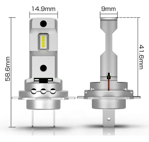 Lamparas Bajas Cree Led Canbus H7 Vw T-cross Óptica Sin Lupa