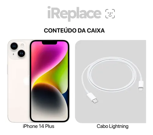 Apple iPhone 14 plus 本体 ホワイト　128GB Iphone 14 Plus 128 Gb Branco Original Apple Envio Imediato (Novo