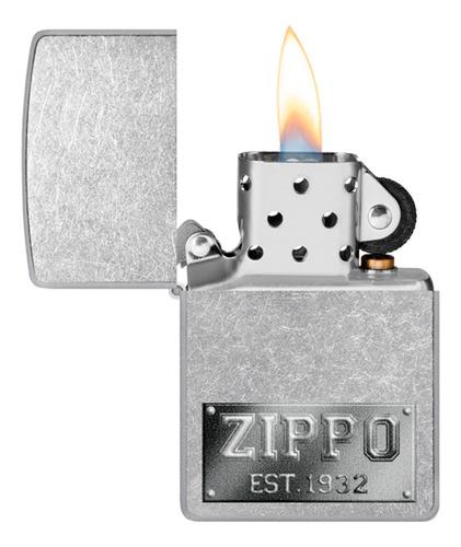 Imagen 3 de 10 de Encendedor Zippo Lighter Classic Chrome Arch