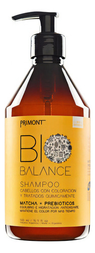 Primont Bio Balance Shampoo Vegano Pelo Teñido Dañado 500ml