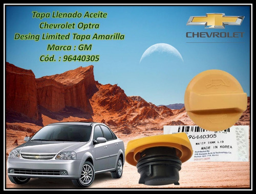 Tapa Llenado Aceite Chevrolet Optra Desing Tapa Amarilla