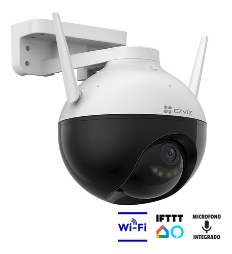 Imagen 2 de 8 de Camara Domo Pt Ezviz Ip 2 Mp 4mm Audio De Dos Vías Nube
