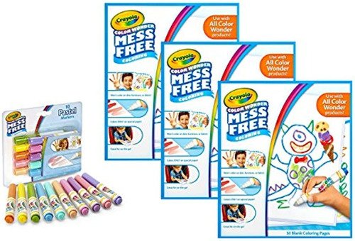 Papel De Dibujo Crayola Color Wonder, 90 Hojas, Incluido Con