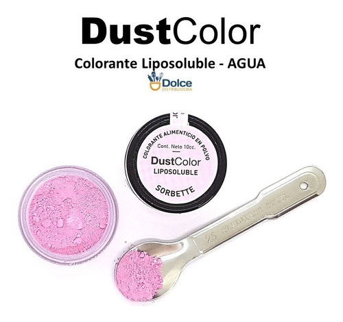 Colorante Liposoluble Sorbette Rosa Dustcolor Chocolate