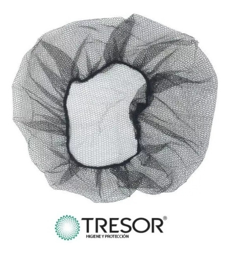 Gorro Redecilla Pelo / Negra / Tresor  / 100 Und