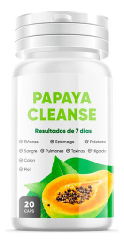 Papaya Cleanse - Suplemento Natural 20 Capsulas