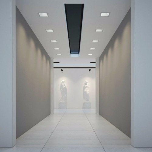 Panel Embutir Led 12w Spot Cuadrado Luz Blanco Calido O Frio