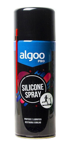 Óleo Silicone Spray Algoo 300ml Esteira Academia Lubrifica