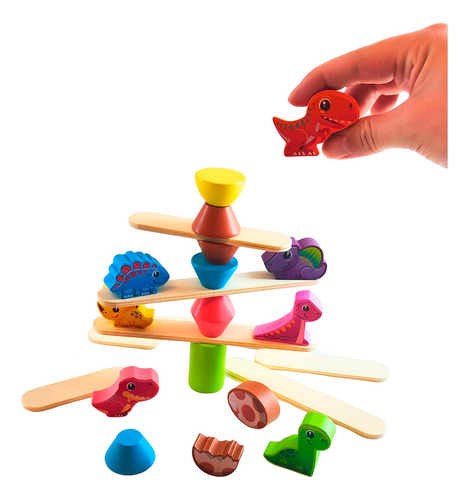 Juego Ingenio Y Balance De Madera Para Niños