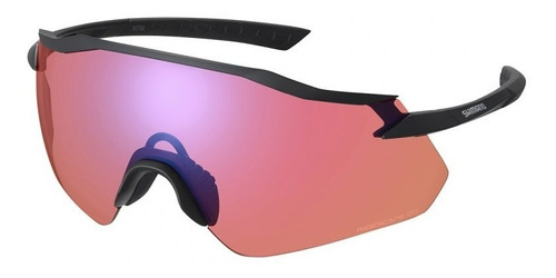 Gafas De Ciclismo Shimano Equinox Ridescape Off-road Color de la lente Rojo Color del armazón Varilla Negra Diseño Deportivo