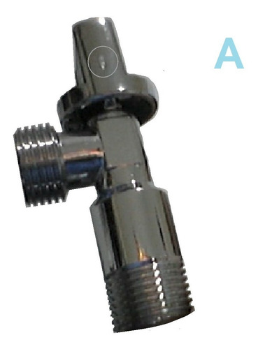 Imagen 4 de 5 de Griferia Bidet Matic Externo + Duchador Con Gatillo + Llave Pared. Estilo Europeo, Brasileño Naffull