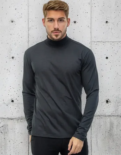 MLB 5004135418 Camiseta Gola Alta Masculina Manga Longa Malha Eco Premium JM