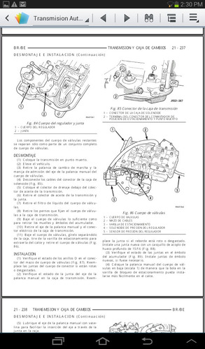 Manual Transmisión Automática Ram90-96 (42re- A500) Español (Usado)