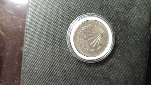 Moneda De Coleccion De Un Peso De Plata Ley 0720 (Usado)