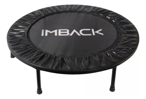 Mini Trampolin Plegable Cama Elastica Fitness Gym 102 Cm Color Negro