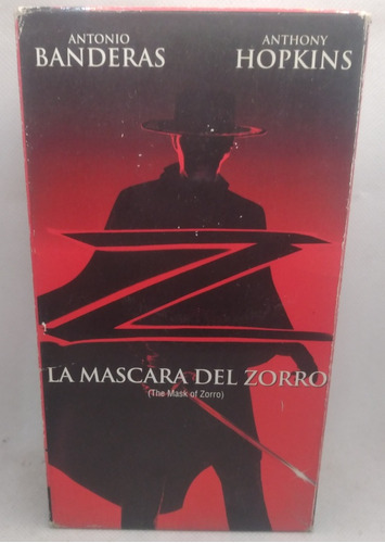 La Máscara Del Zorro / Vhs / Seminuevo A / Antonio Banderas