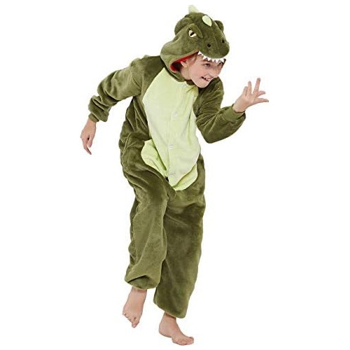 Disfraz De Dinosaurio Niños Talla Única, Pijama De Di...