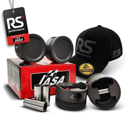 Kit Pistão Forjado Iasa Ap 1.9 8v 83,5 1000cv + 4 Pinos 20mm