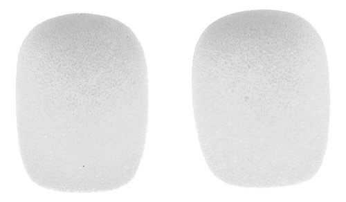 2 Pacote De Pára-brisas De Esponja De Branco 28 X 22 X 8 Mm