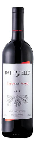 Vinho Battistello Cabernet Franc Tinto Seco 750ml