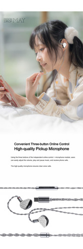 Auriculares Moondrop May Dsp Usb-c Dsp Dynamic+controlador P