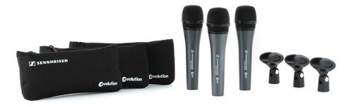 Pack De 3 Micrófonos Dinámicos Sennheiser E835 Cardioide