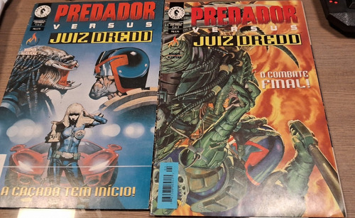Predador Versus Juiz Dredd - Mini Série 2 Edições