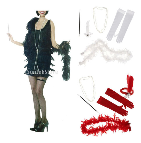 Conjunto De 5 Accesorios Boa Diadema De Para Antigua
