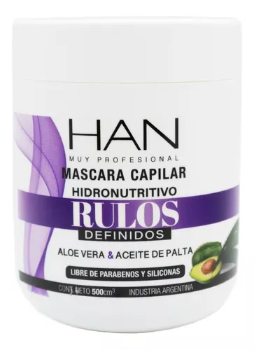 Han Rulos Definidos Crema De Peinar Protector Térmico 200ml