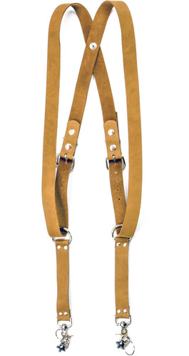 Funk Plus Suede Leather Snap Back Harness With 1.25  Wide St