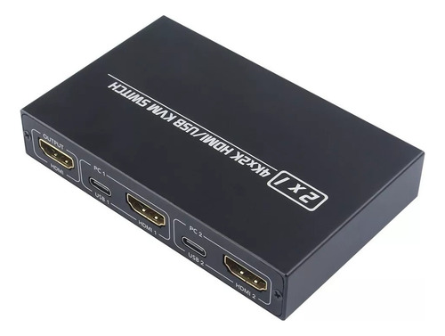 Conmutador Usb Kvm Y Hdmi H Hub Compatible Con 4k
