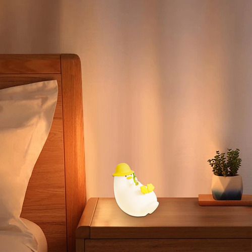 Linda Luz Nocturna De Pato Linda Lámpara De Luz De Pato Lámp