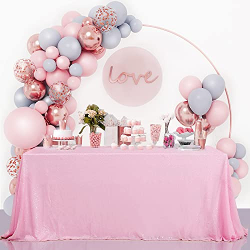 Mantel Rectangular De Lentejuelas Para San Valentín 127x203