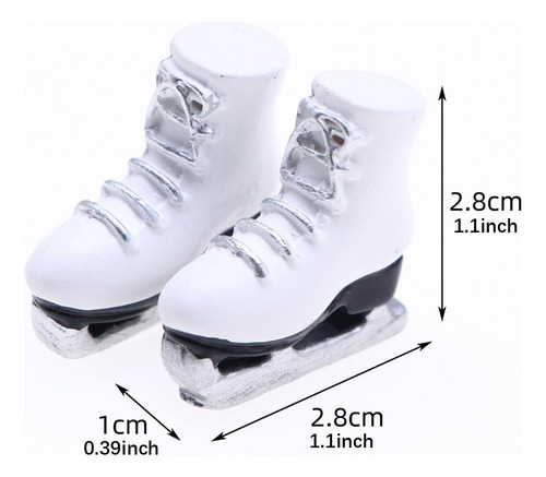 Modelo De Zapatos De Patinaje A Escala 1:12, Accesorios Para