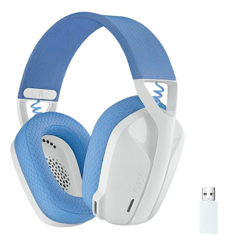 Auricular Gamer Inalámbrico Logitech G435 Lightspeed Blanco 