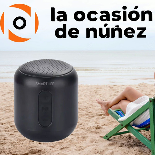 Imagen 3 de 6 de Parlante Smartlife Bluetooth Portatil Plug Aux Usb Bts003
