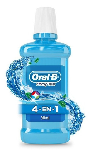 Enjuague Bucal Oral B Complete Sin Alcohol 500 Ml