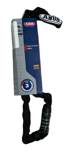 Imagen 4 de 4 de Abus 4804c Candado Para Bicicleta - 75cmm / 4mm