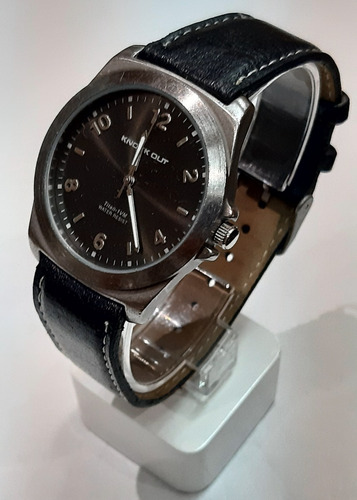 Reloj Knock Out Hombre Cuero Clasico