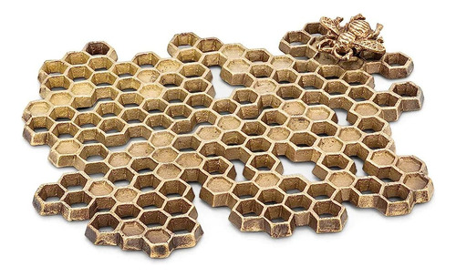 Abbott Collection Honeycomb Bee Trivet 8.5 Pulgadas, 1 Ea